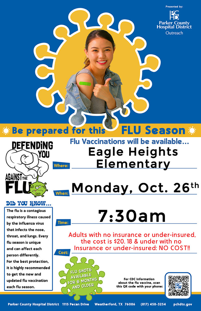 Flu Shot Clinic Flyer English