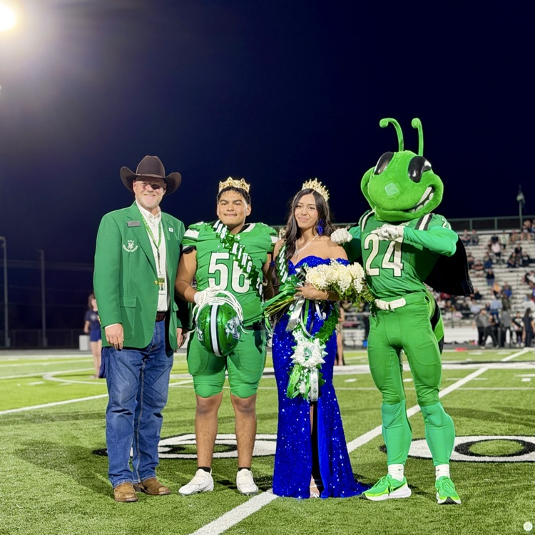 2026 AHS Homecoming King & Queen Javier Torrez and Nadia Vidal