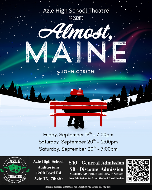 AHS Theatre presents Almost, Maine Sept. 19-20, 2025