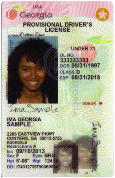 Sample of Provisional License