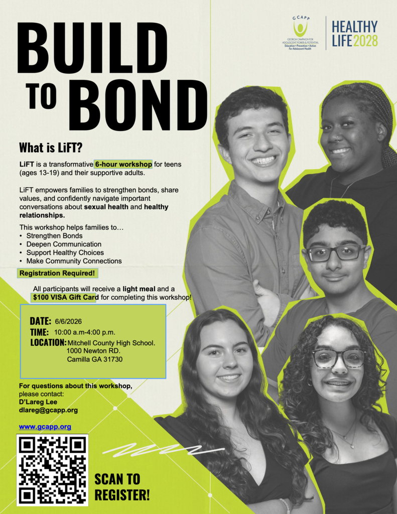 Flyer with information about a workshop for families with students aged 13-19. contact dlareg@gcapp.org for more information.