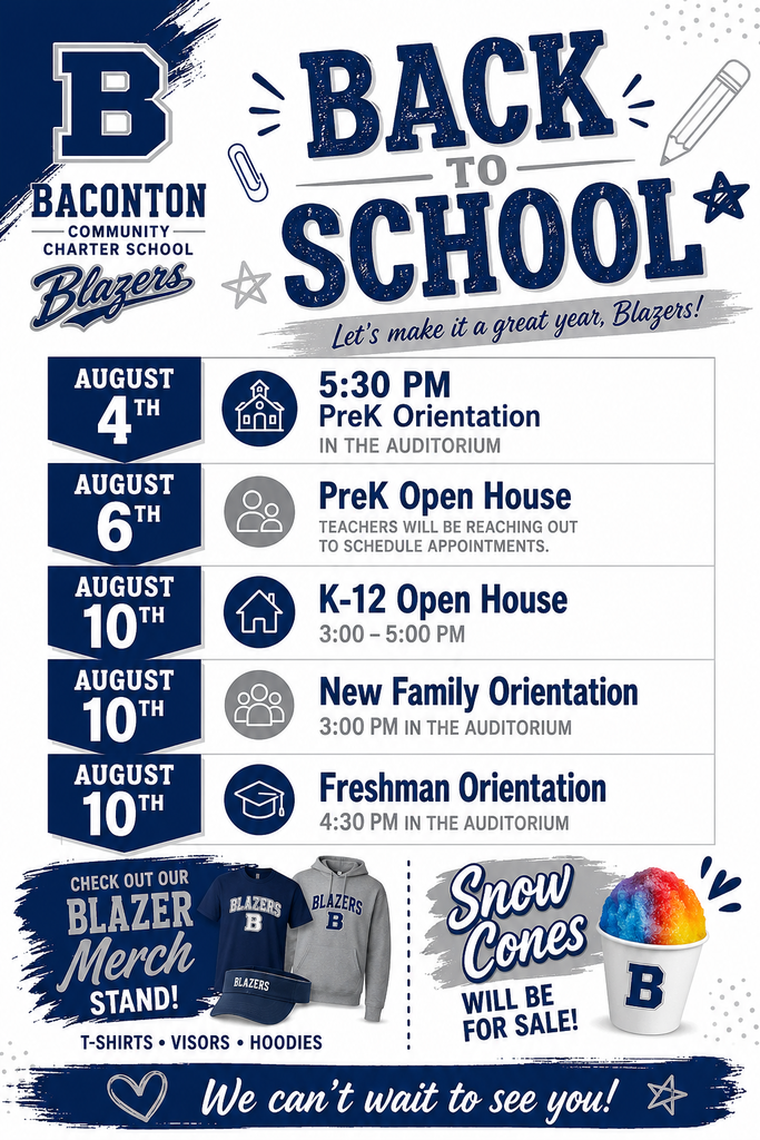 Back to school flyer