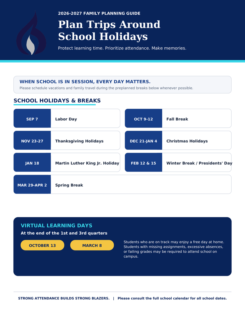 school holiday dates