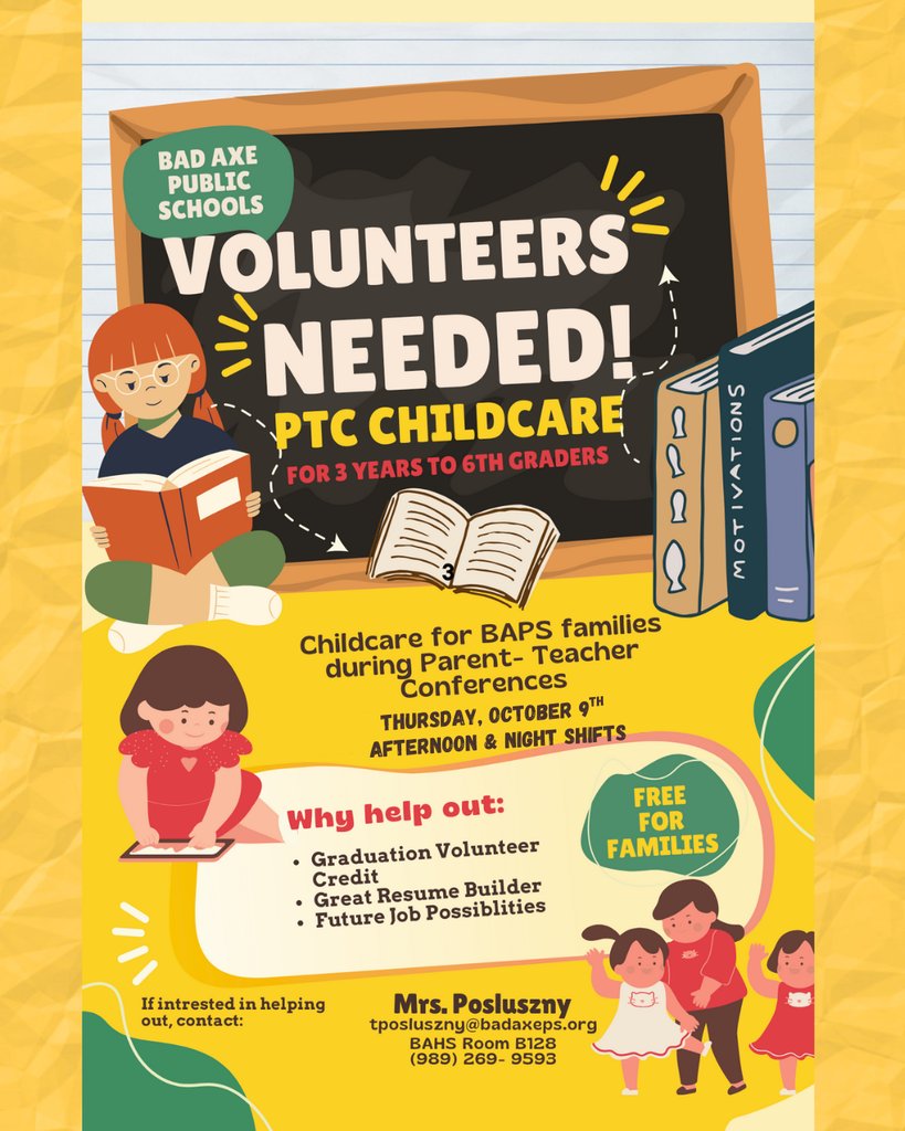 PTC Childcare, children playing, student reading a book, yellow background