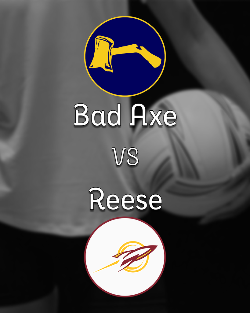 Bad Axe at Reese, Oct 23rd, 7:30 pm, Varsity Volleyball