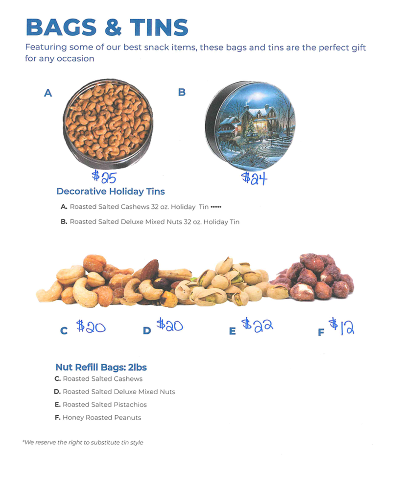 Bad Axe Fruit and Cheesecake Sale Sign