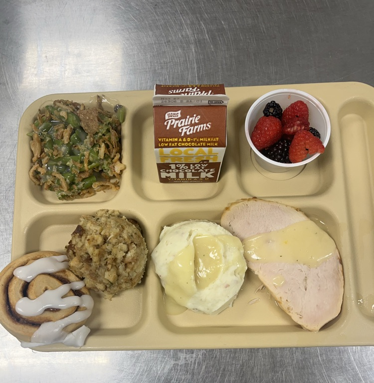 What was for lunch Today. Happy Turkey Day