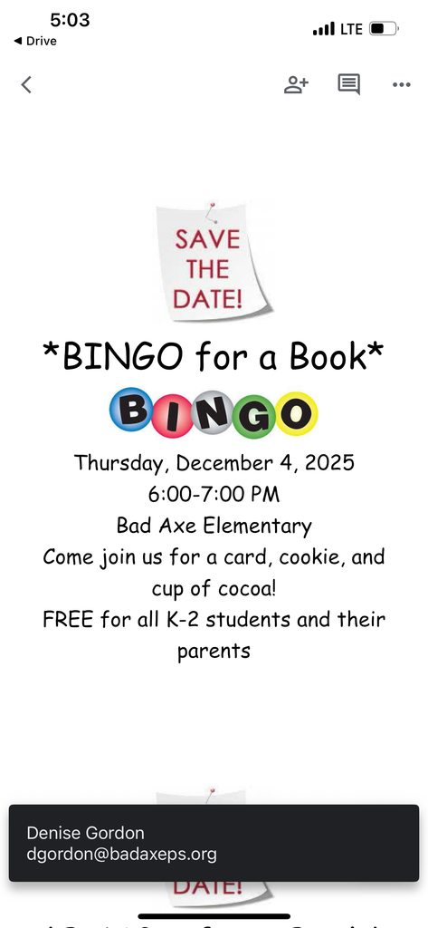 Save the Date "Bingo for a Book" with a stack of books in the middle.