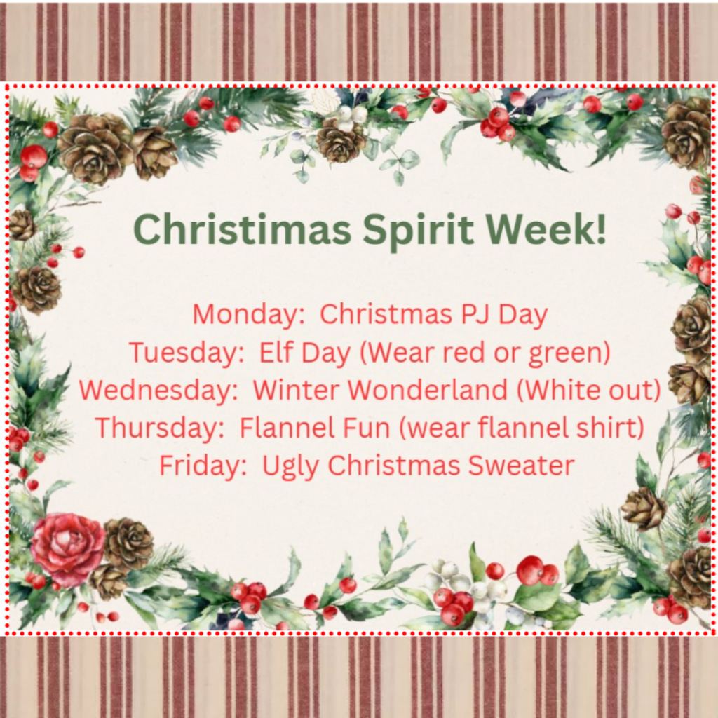 Christmas Spirit Week