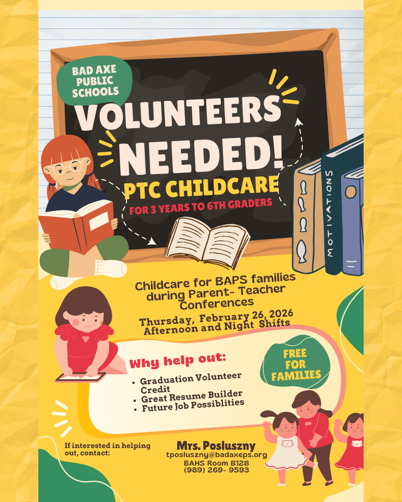 Parent Teacher Conference with yellow background and kids playing.