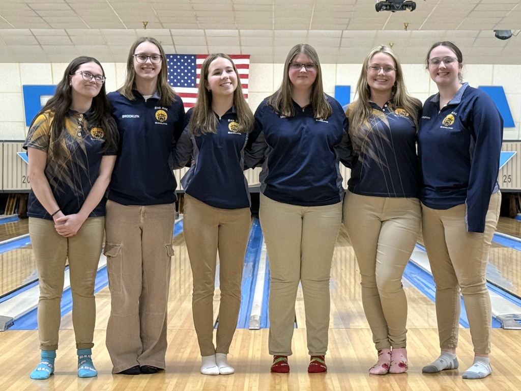 Bad Axe Public Schools Girls Bowling Team.