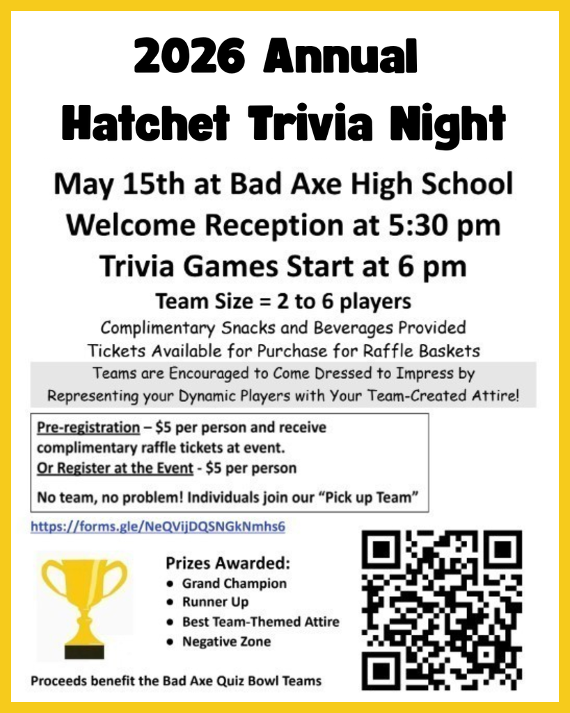 2026 Annual Hatchet Trivia Night.
