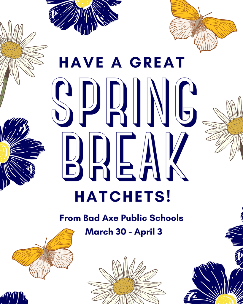 Have a Great Spring Break with flowers and butterflies. 