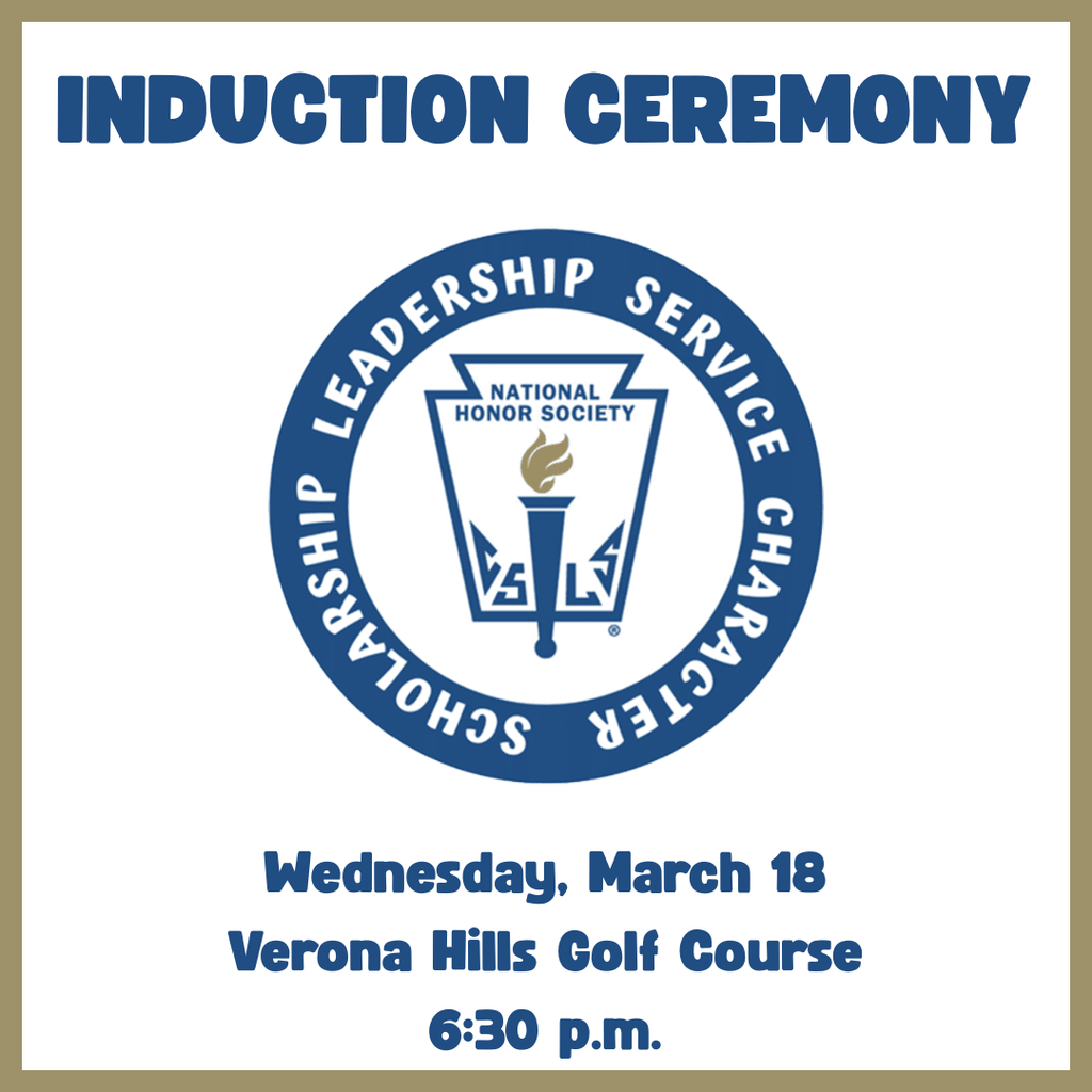 Bad Axe Public Schools NHS Induction Ceremony. 