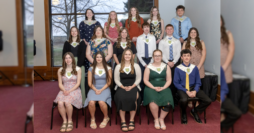 Bad Axe National Honor Society New Inductees 2025/2025.