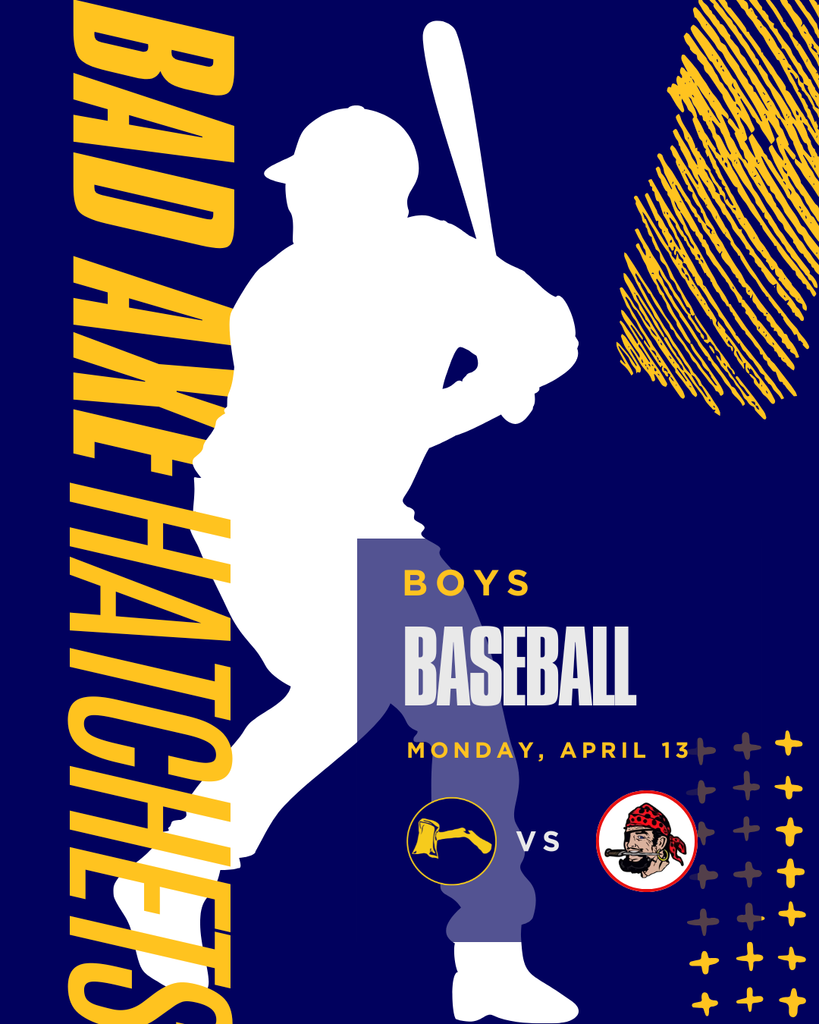 Boys Baseball team v.s. Marlette home game. 