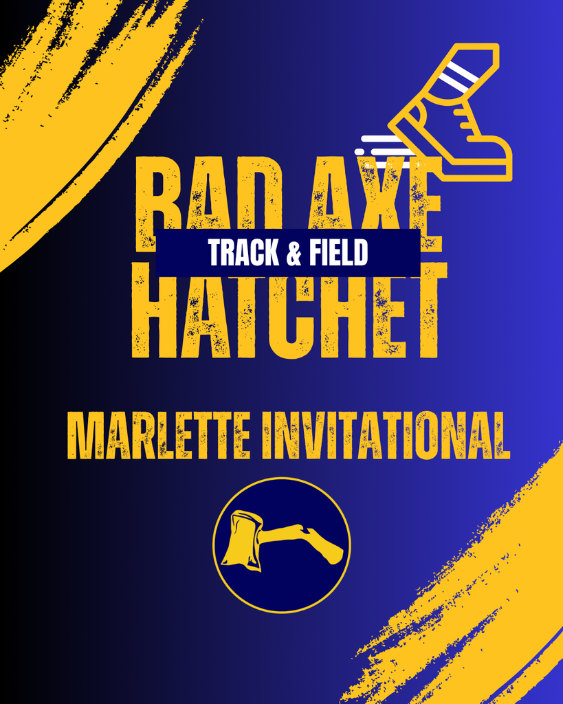 Bad Axe Track & Field at Marlette Invitational with a running shoe. 