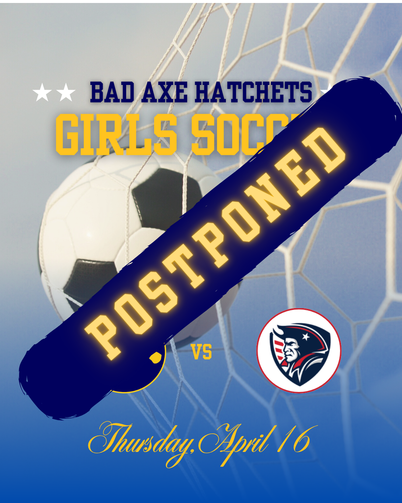 Postponed girls soccer game v.s. U.S.A. schools