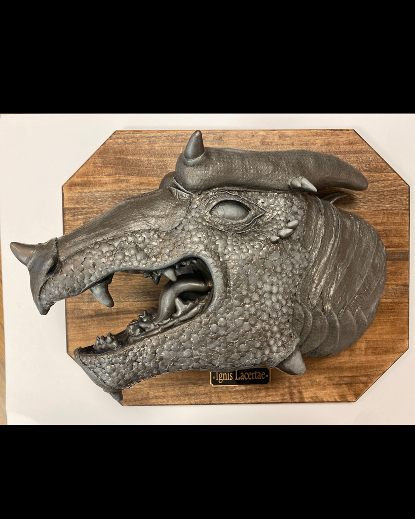 Students piece of art are exhibited at the Huron Area Student Art Exhibition 2026.