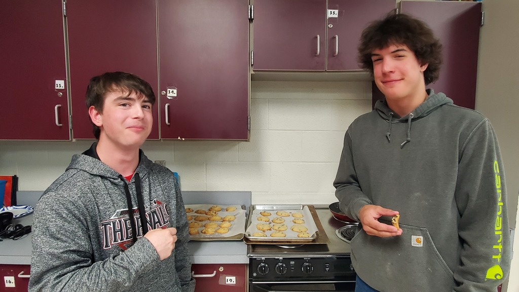 Students in Mrs. Kervin's Life Lessons class learn how to bake! 