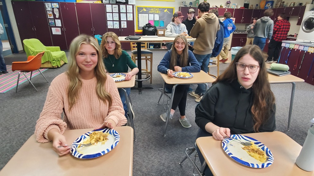 Students in Mrs. Kervin's Life Lessons class learn how to bake! 