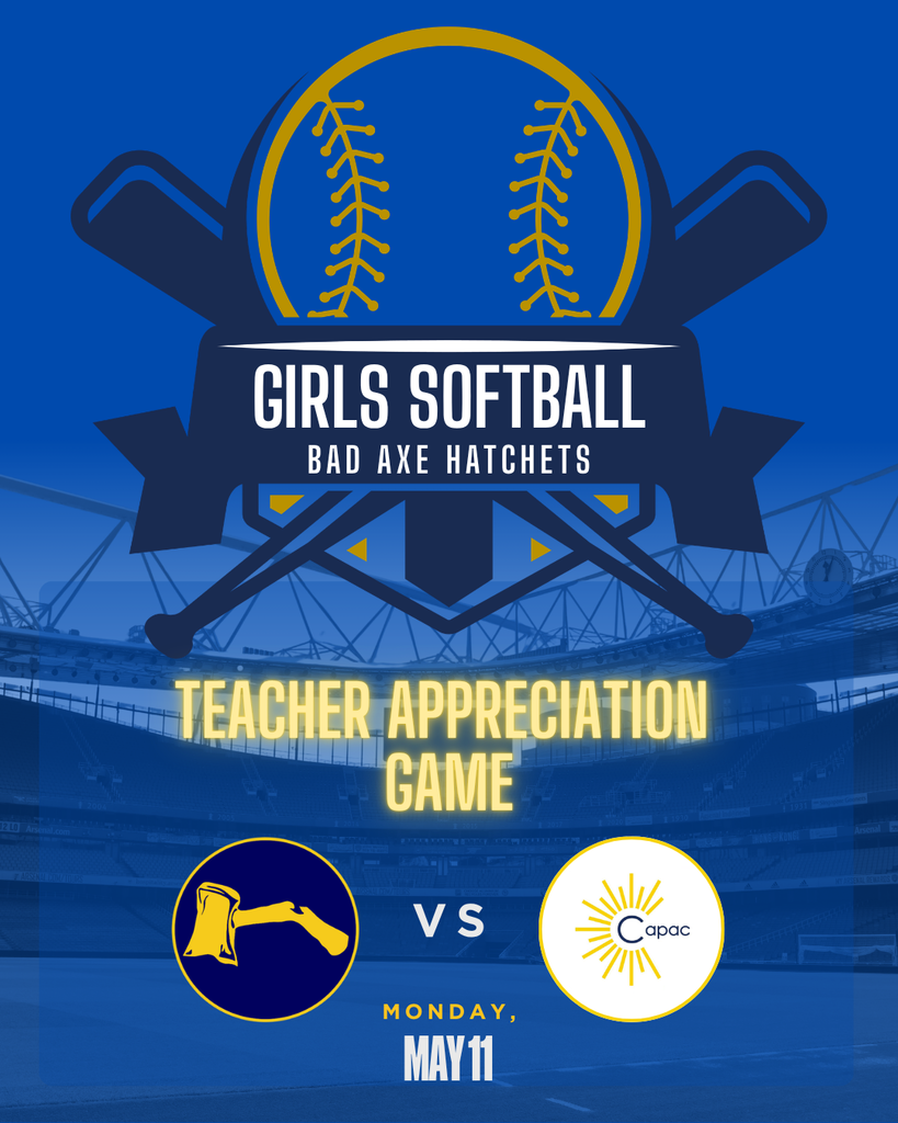 Bad Axe Girls Softball v.s. Capac Teacher Appreciation Game. 