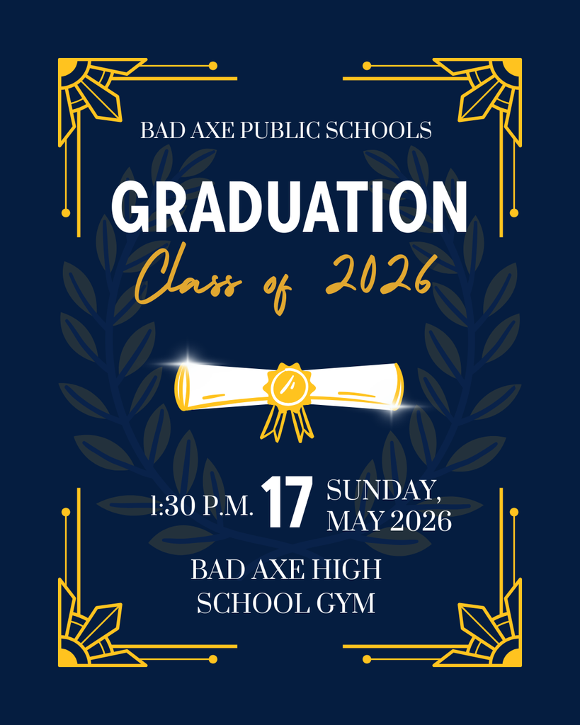 Bad Axe High School Graduation Ceremony.