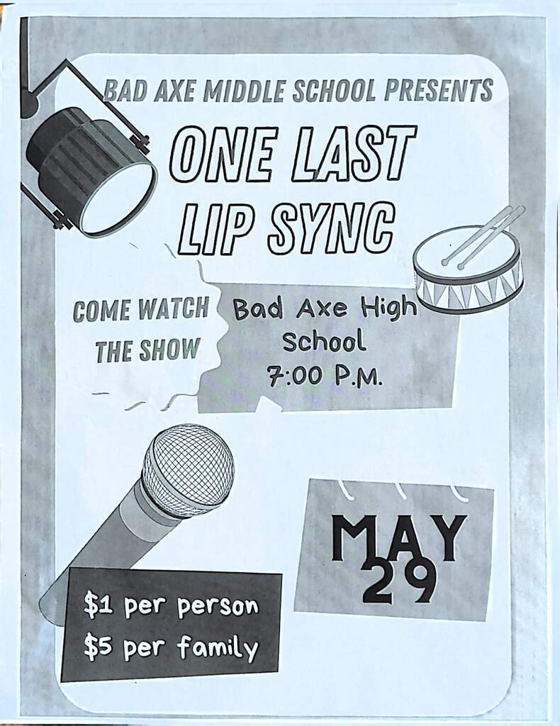 One Last Lip Sync at the Bad Axe High School