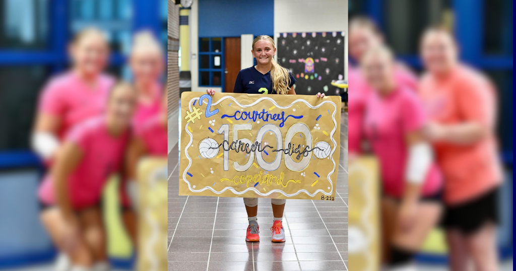 Courtney Copeland 1500 digs