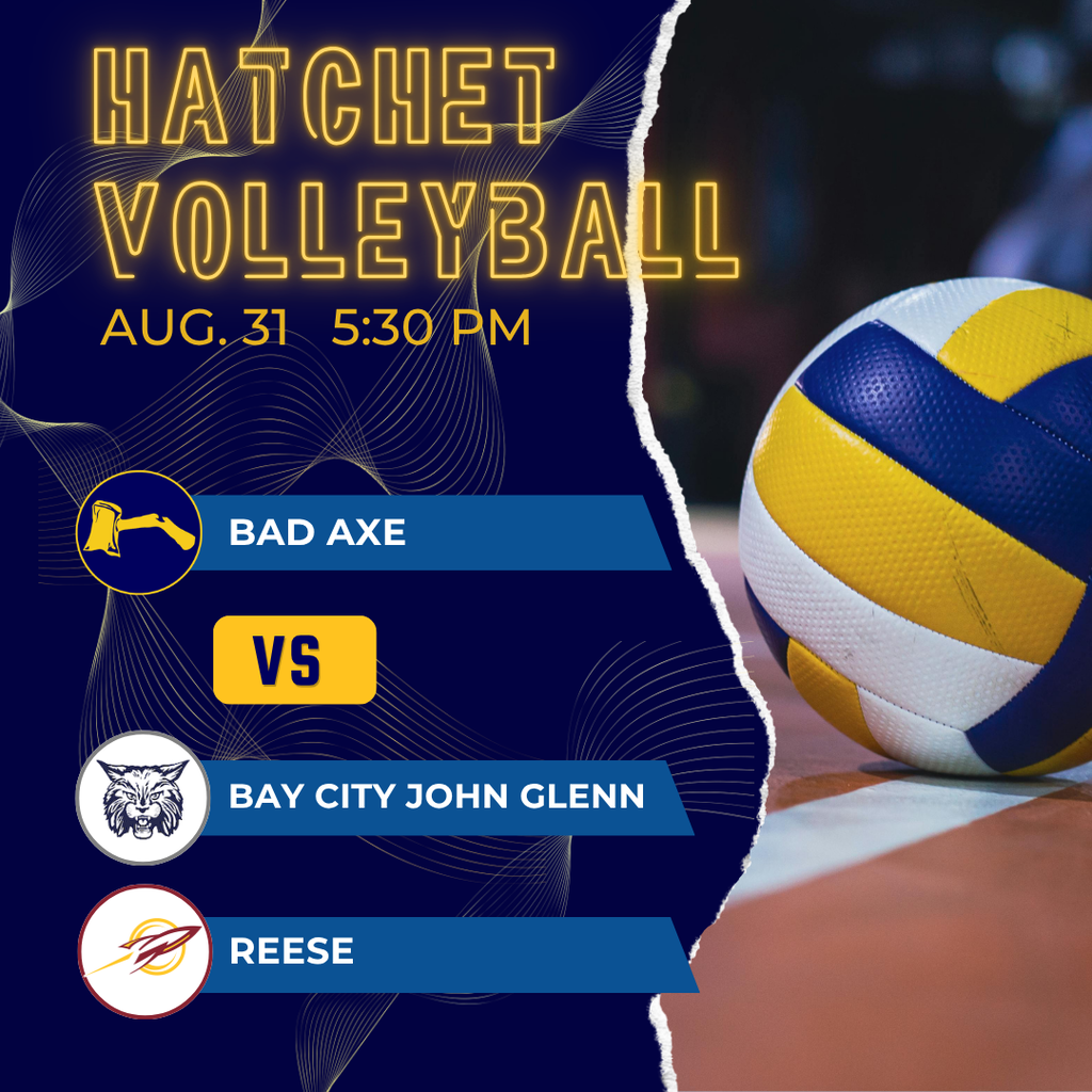 Girls Volleyball v.s. Bay City John Glenn and Reese