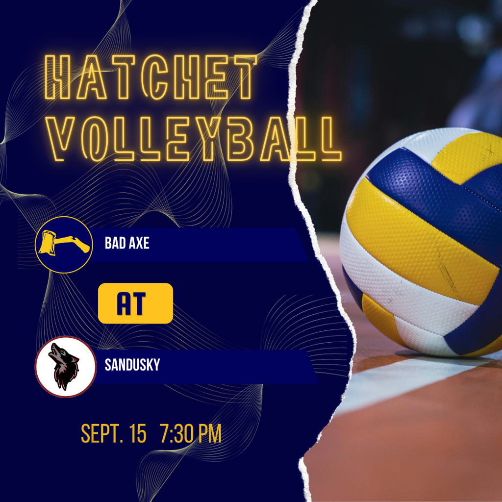 Girls volleyball versus Sandusky