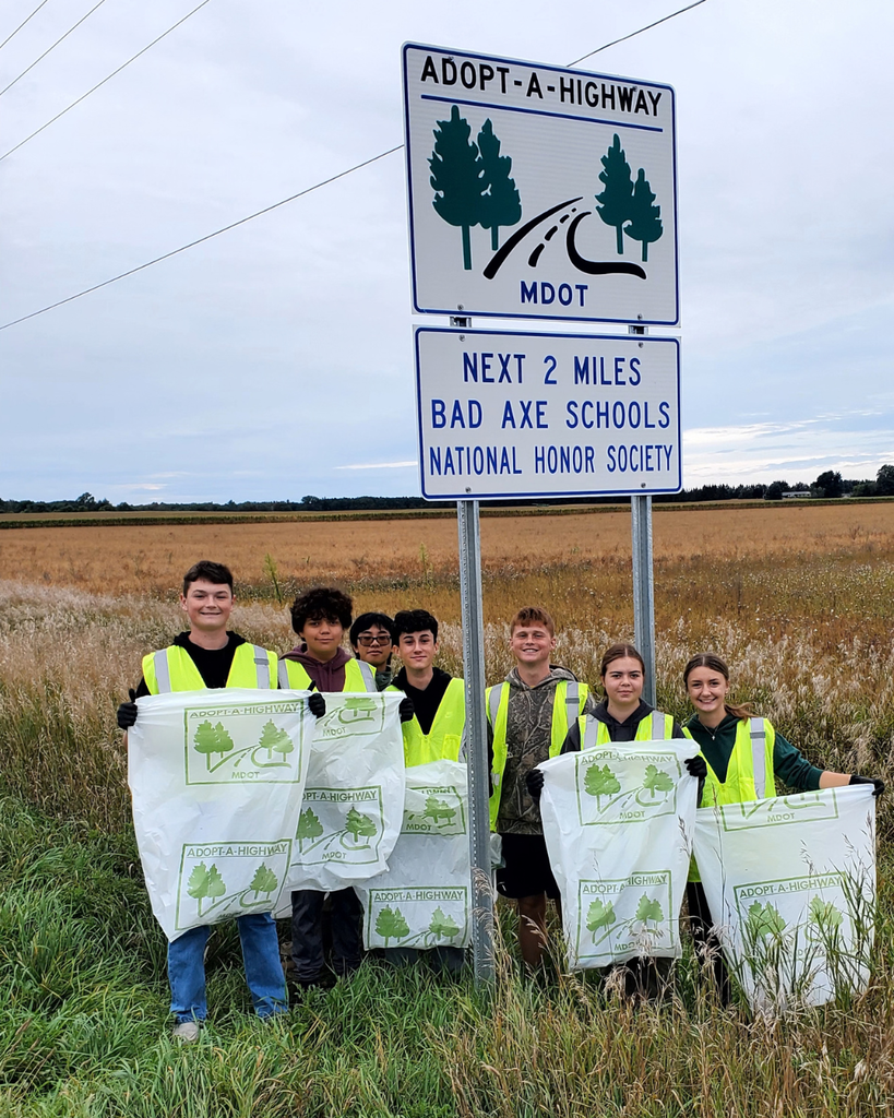 NHS members take part in Adopt-A-Highway