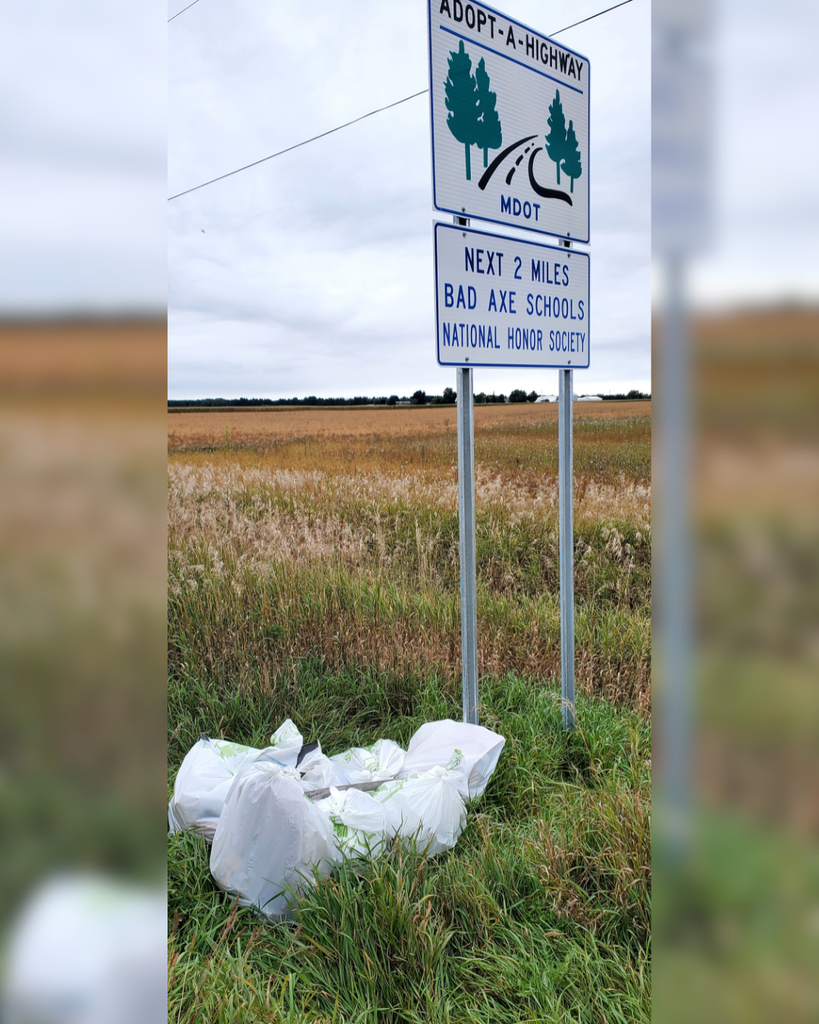 NHS members take part in Adopt-A-Highway