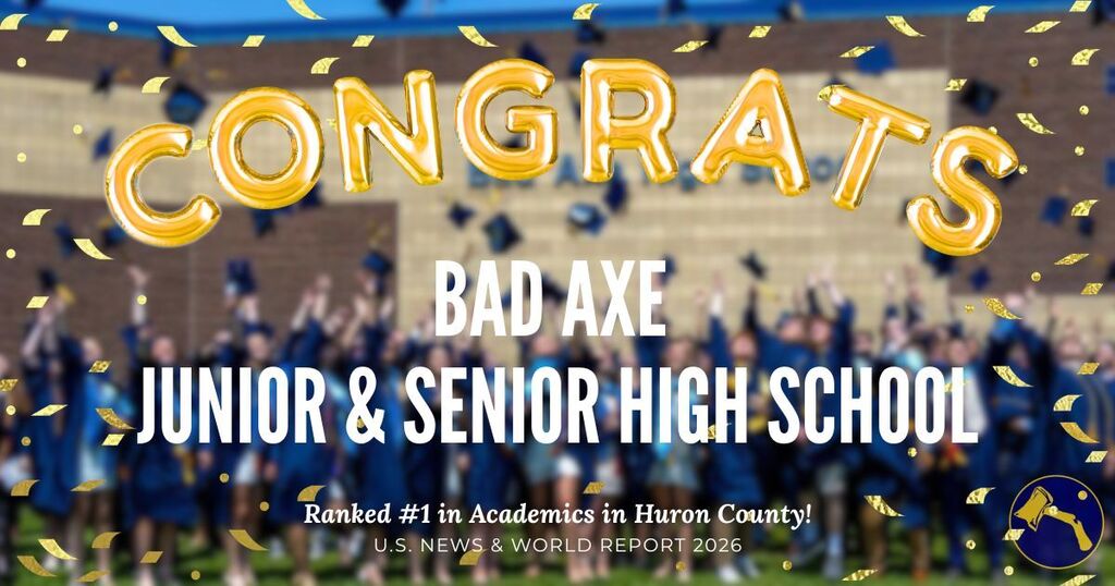 Academically rated #1 in Huron County 2026