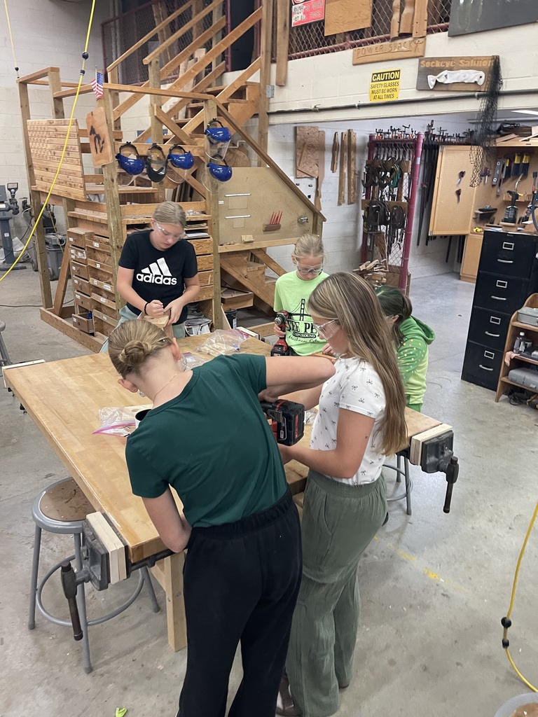 Mr. Schadd's Careers Class makes bird houses