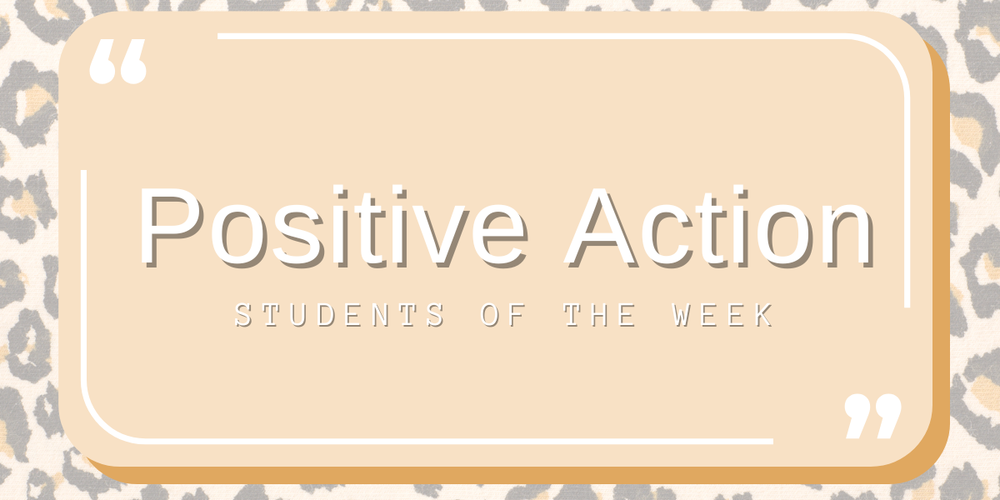 Positive action banner