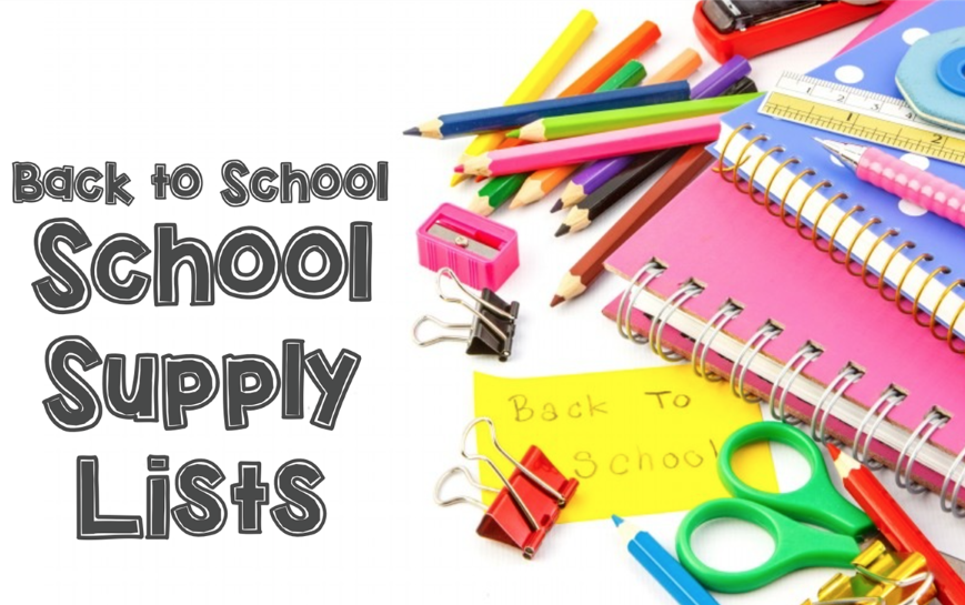 Back to School Supply Lists picture