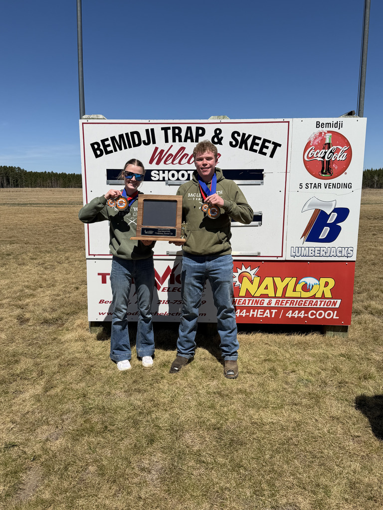 Lexi Cloose earned Female Top Gun honors at the Pine to Prairie Trap Meet. Micah Tramm earned Male Top Gun honors at the Pine to Prairie Trap Meet