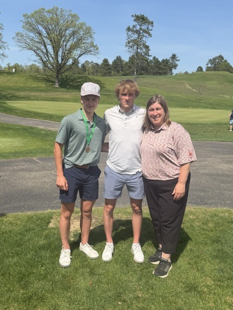 James, Logan and Coach Fontainne