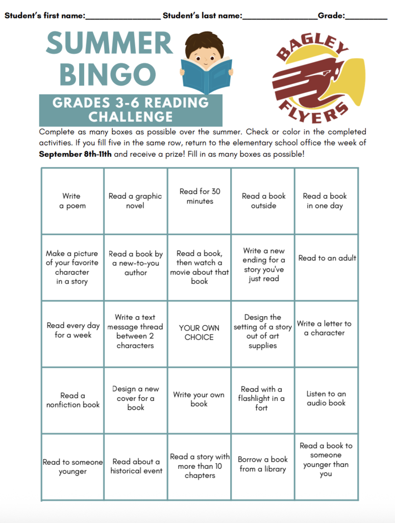 Bingo sheet