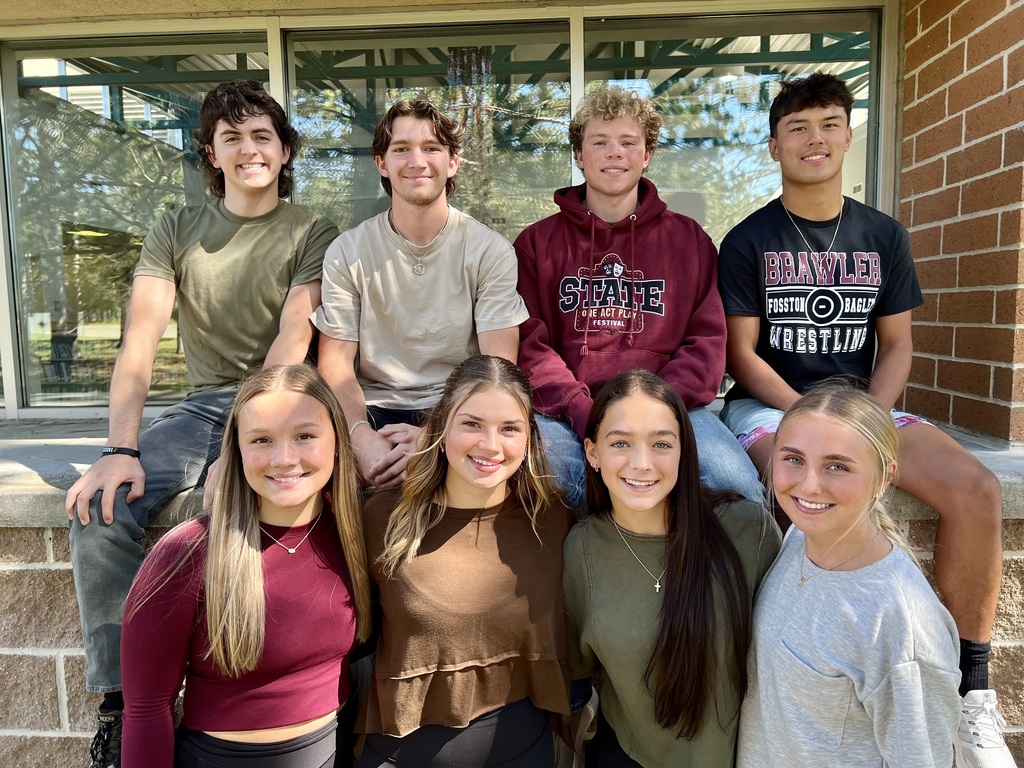 Congratulations to the 2026 Homecoming Royalty:   Top row from left to right:  Dalton Walker, Gage Gray, Micah Tramm, & Shane Thompson Bottom row from left to right:  Carleigh Hanevold,  Kiana Wangstad,   Emme Ekre, & McKenna Strandlien