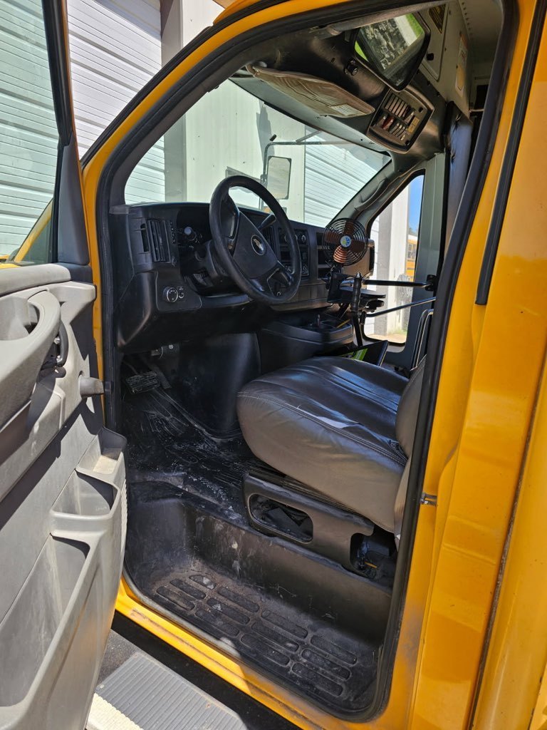 Driver's seat--same dash as a chevy truck