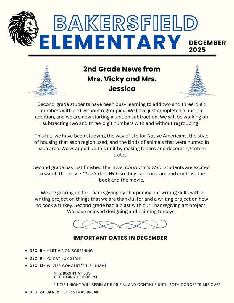 PAGE 1 OF NEWSLETTER