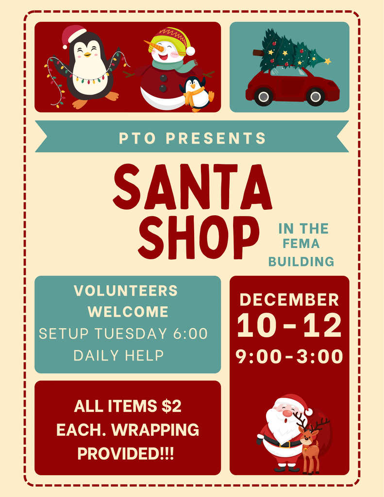 Red and Cream Illustrative Christmas Party Flyer (1)