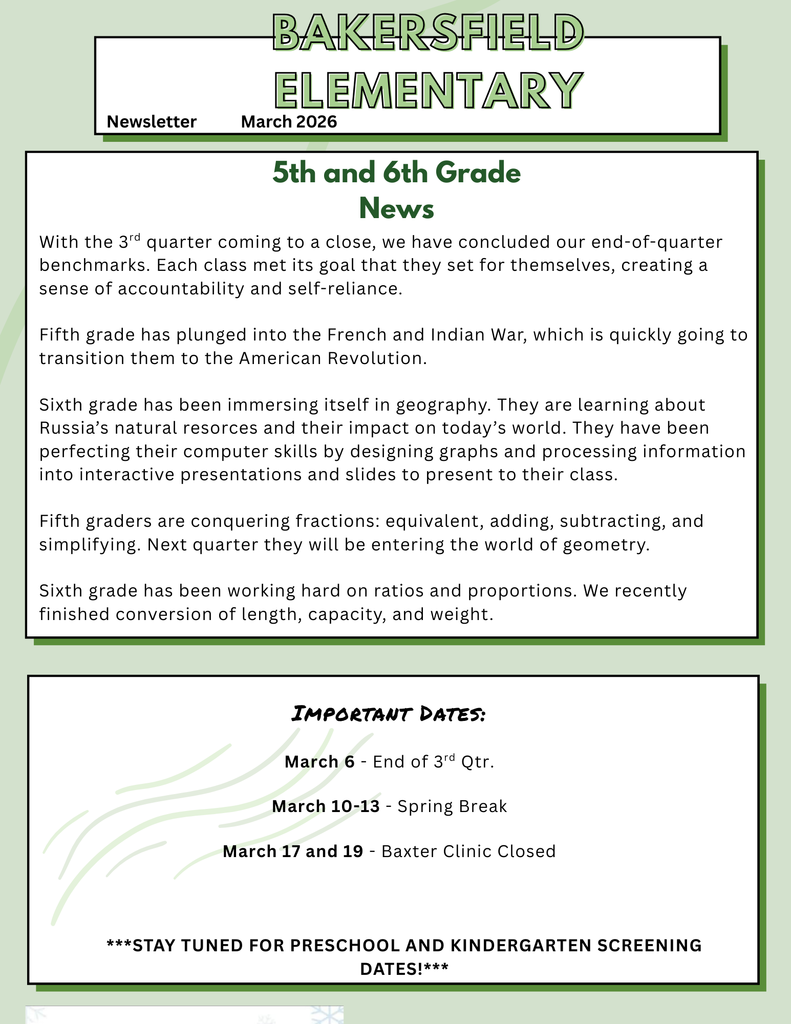 PAGE 1 OF NEWSLETTER