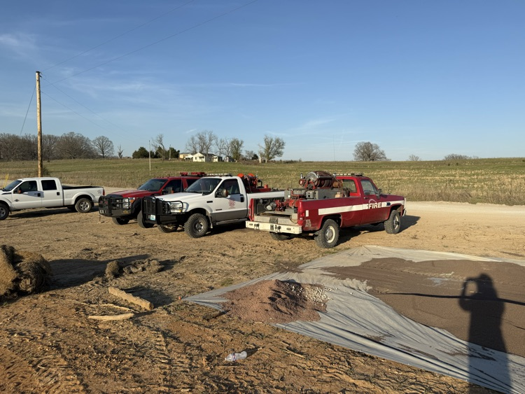 Bakersfield and Tecumseh Fire Departments