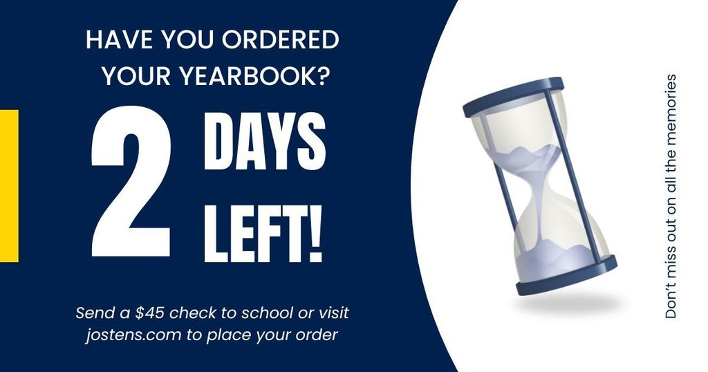 Yearbook orders due
