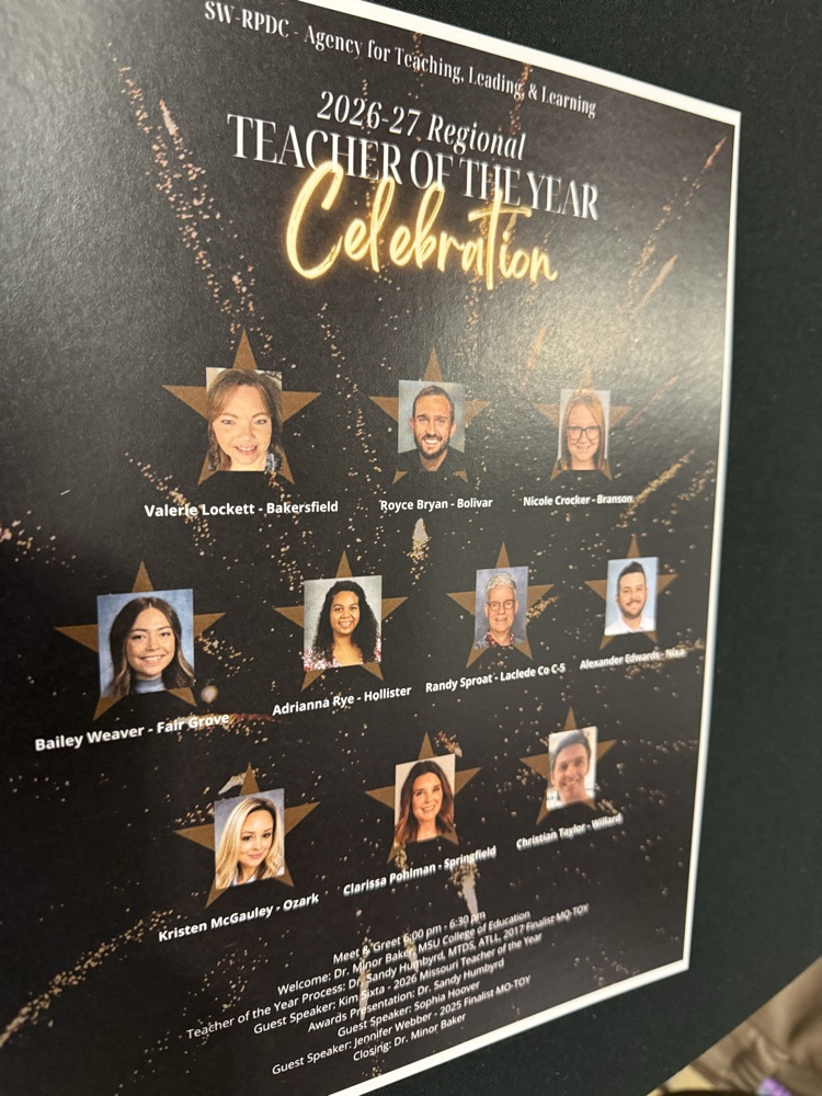 Nominees for MO Teacher of the Year