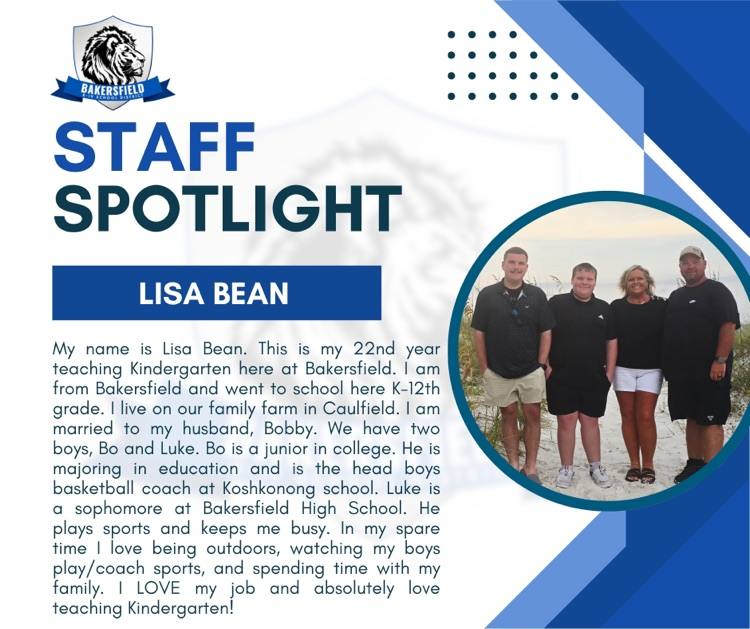 infographic about Lisa Bean