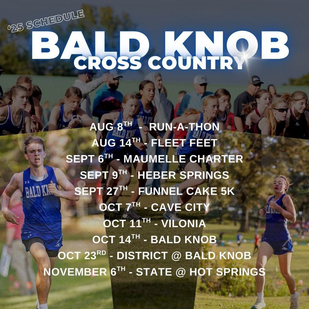 Sports schedules for football, golf, volleyball, and cross country.  
